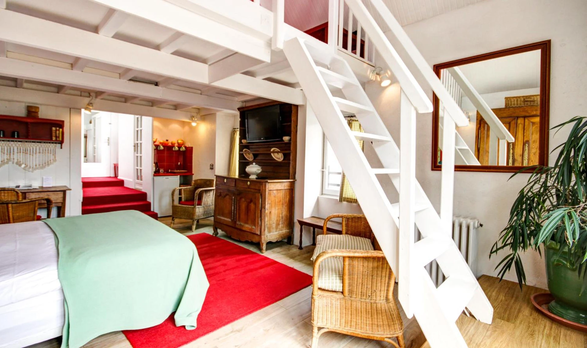 Chambre disponible pour un séminaire d'entreprise à Hotel de Charme Le Sud Bretagne - Pornichet