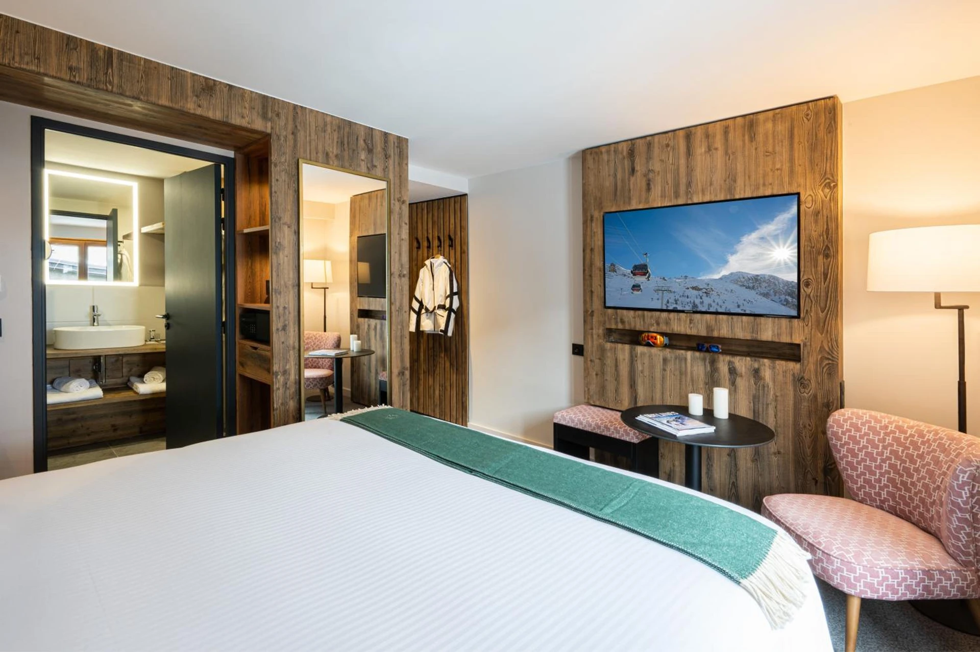 Chambre disponible pour un séminaire d'entreprise à Hotel Tetras Lodge - Tignes