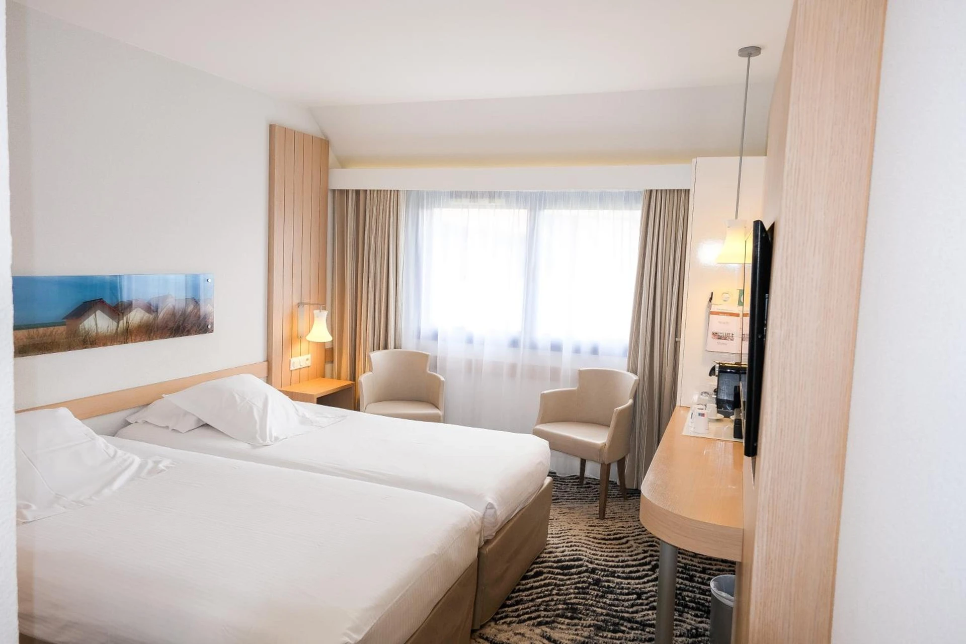 Chambre disponible pour un séminaire d'entreprise à Thalazur Ouistreham - Hôtel & Spa - Ouistreham