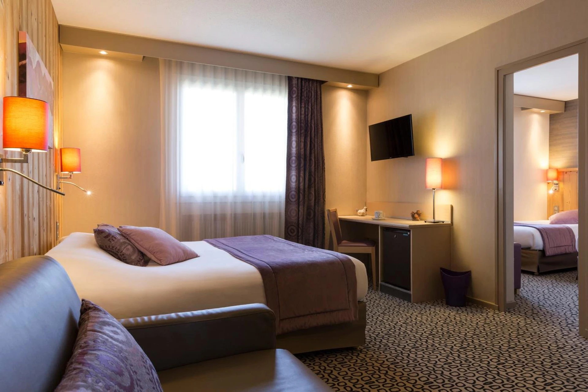 Chambre disponible pour un séminaire d'entreprise à The Originals City, Hôtel Rey du Mont Sion, Saint-Julien-en-Genevois Sud - Saint-Blaise