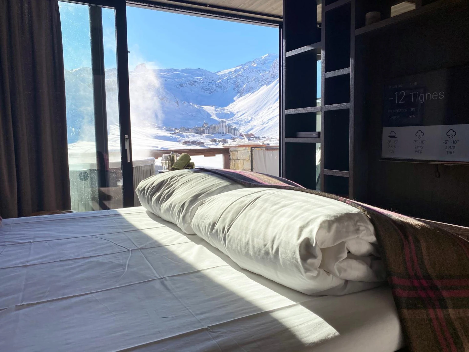 Chambre disponible pour un séminaire d'entreprise à Langley Hôtel Tignes 2100 - Tignes