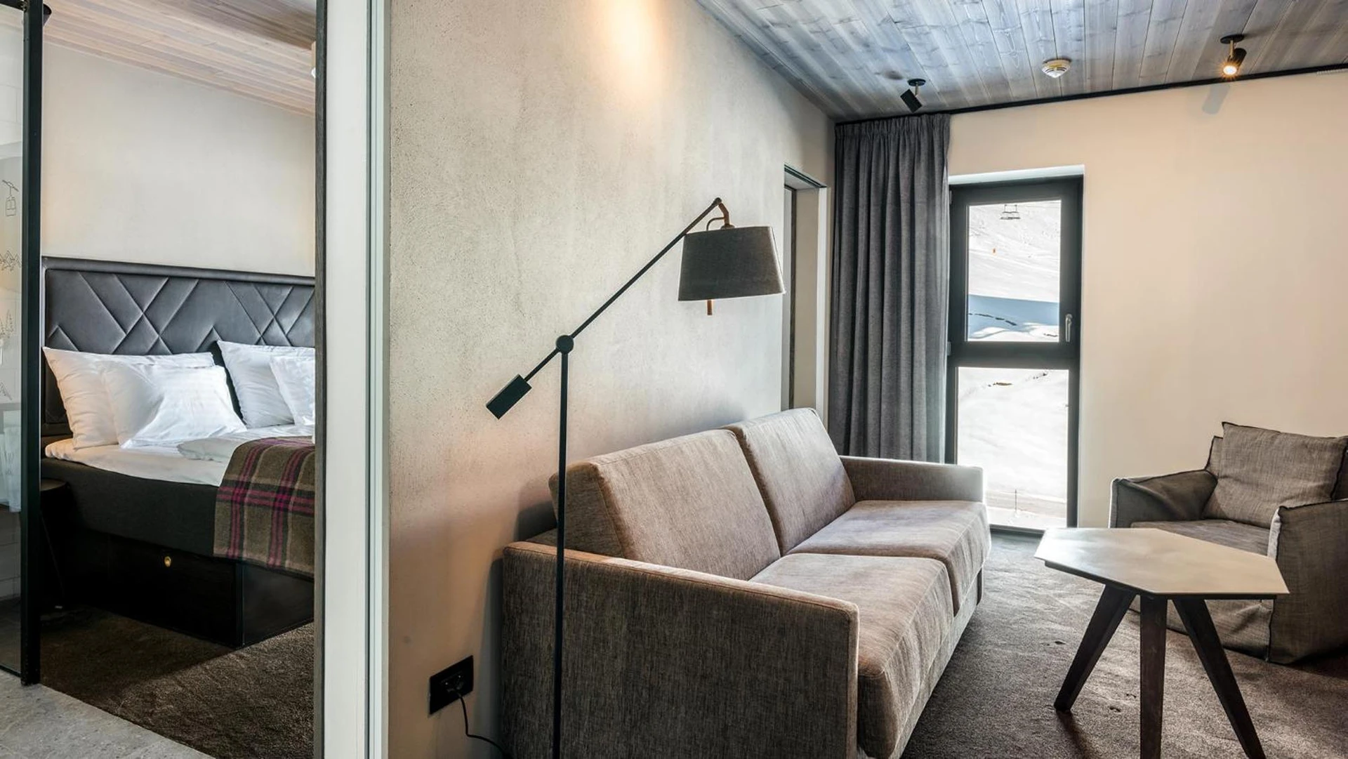 Chambre disponible pour un séminaire d'entreprise à Langley Hôtel Tignes 2100 - Tignes