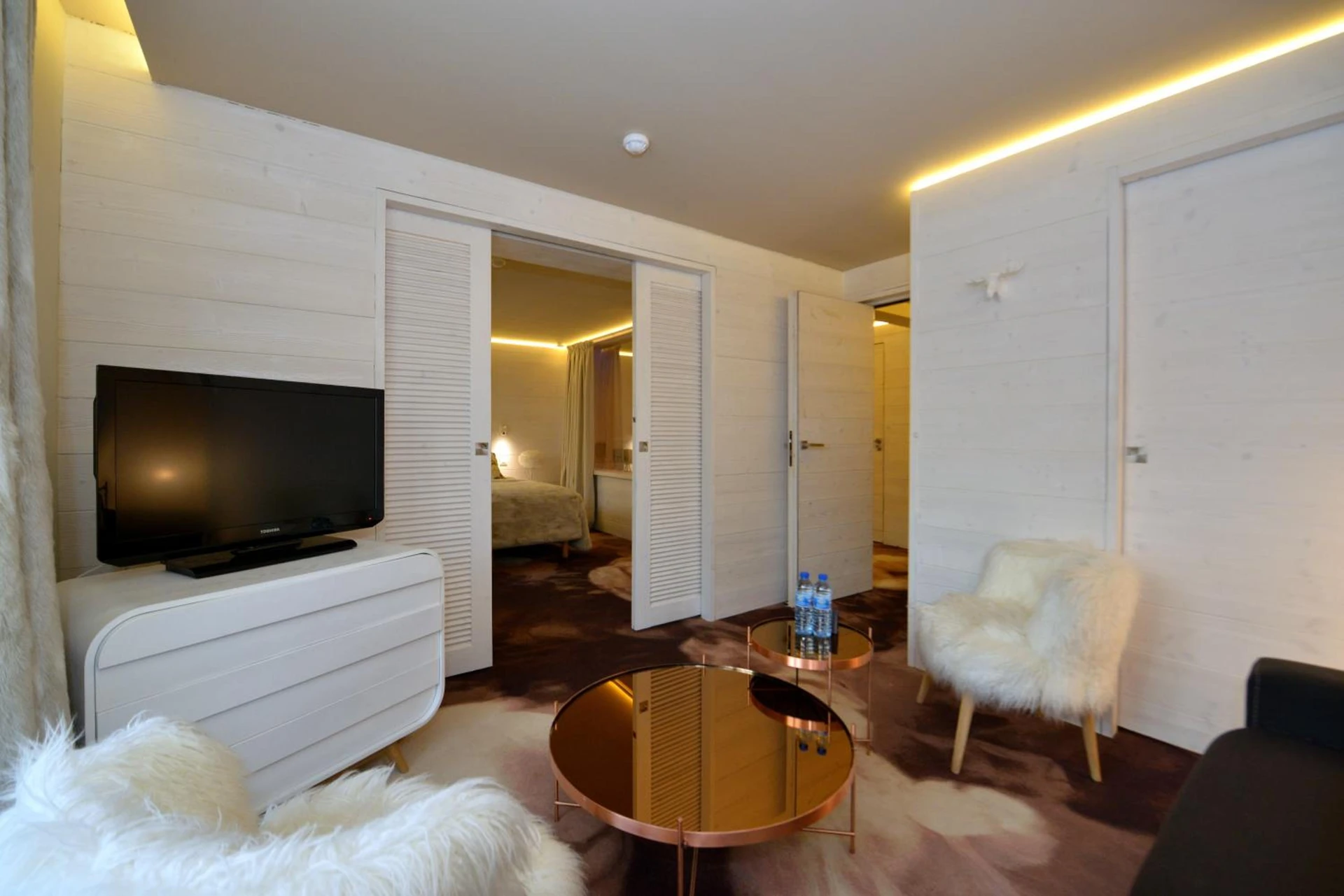 Magnifique chambre pour un séminaire d'entreprise à Hotel Tsanteleina - Val dʼIsère