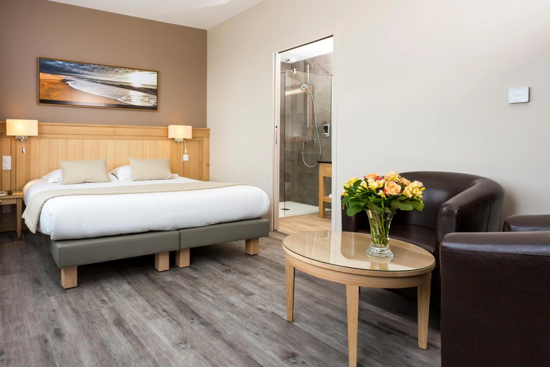Chambre disponible pour un séminaire d'entreprise à Hotel Restaurant Spa du Tumulus Carnac - Carnac