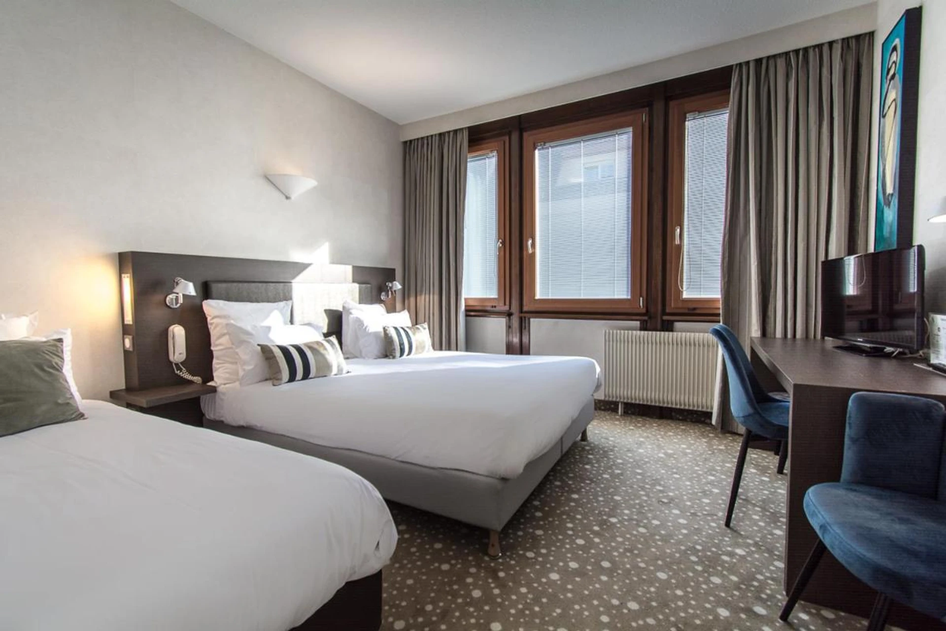 Chambre disponible pour un séminaire d'entreprise à Hôtel Restaurant Vaillant proche Europapark Rulantica - Sélestat