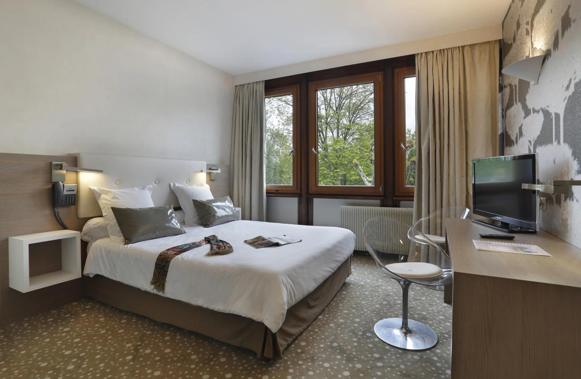 Chambre disponible pour un séminaire d'entreprise à Hôtel Restaurant Vaillant proche Europapark Rulantica - Sélestat