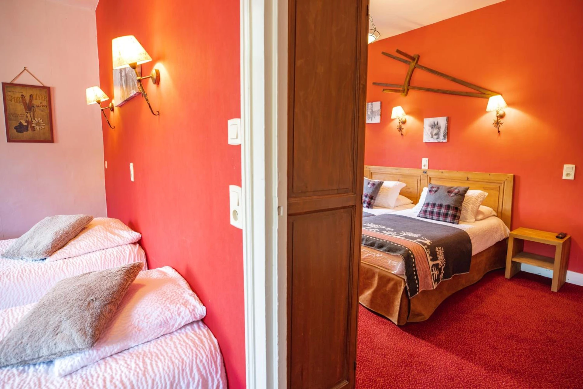 Chambre disponible pour un séminaire d'entreprise à Hôtel Viallet - Arêches