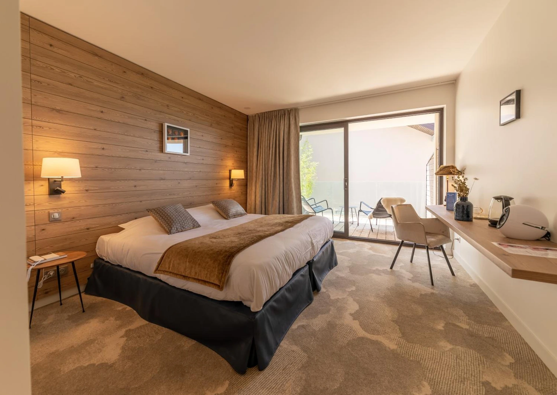 Chambre disponible pour un séminaire d'entreprise à Villa Caroline, Lac d'Annecy - Duingt