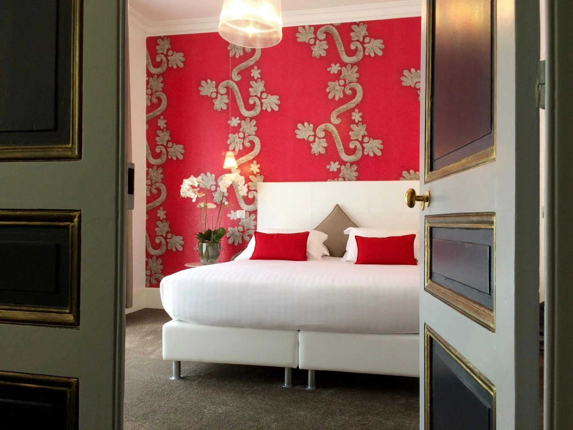 Chambre disponible pour un séminaire d'entreprise à Hotel Villa Rose - Nice