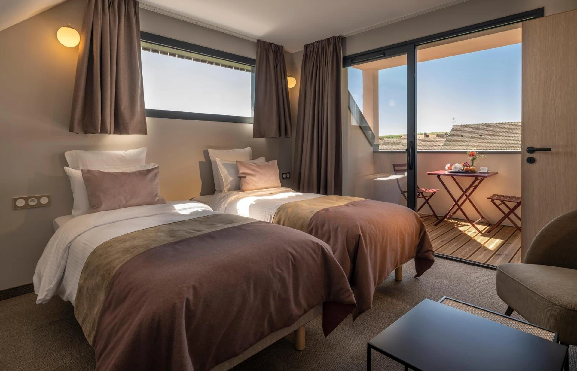Chambre disponible pour un séminaire d'entreprise à James Vignoble Hôtel, Eguisheim - Eguisheim