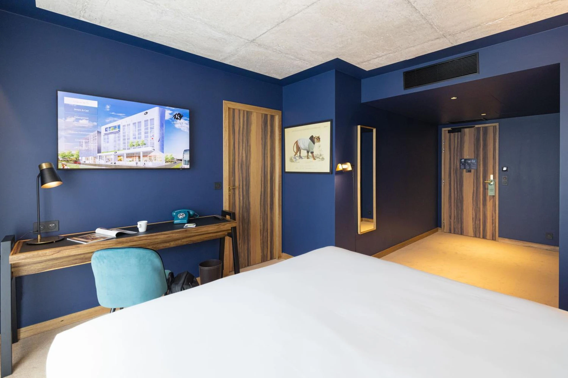 Chambre disponible pour un séminaire d'entreprise à KOPSTER Hotel Residence Paris Ouest Colombes - Colombes