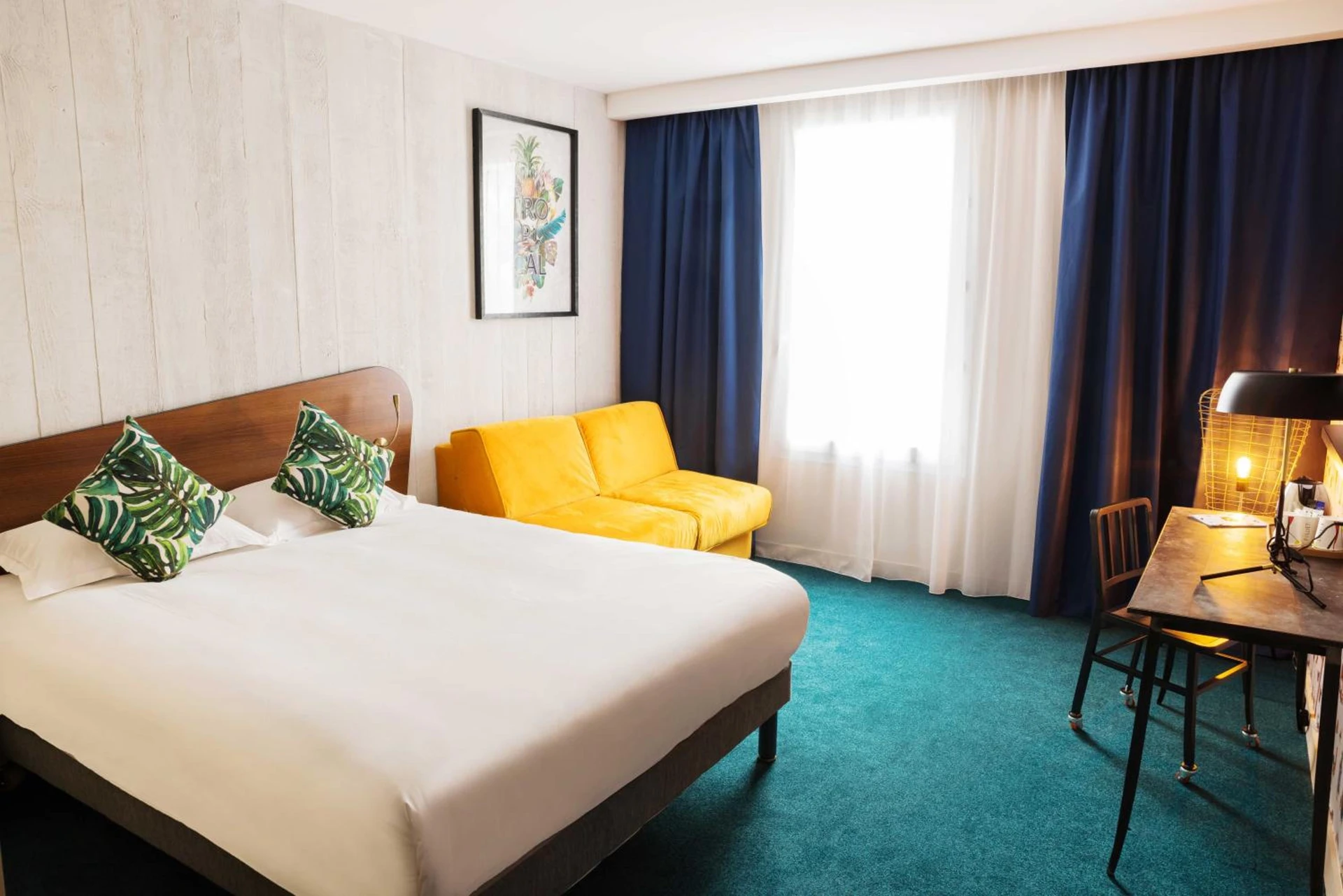 Chambre disponible pour un séminaire d'entreprise à KOPSTER Hotel Lyon Groupama Stadium - Décines-Charpieu