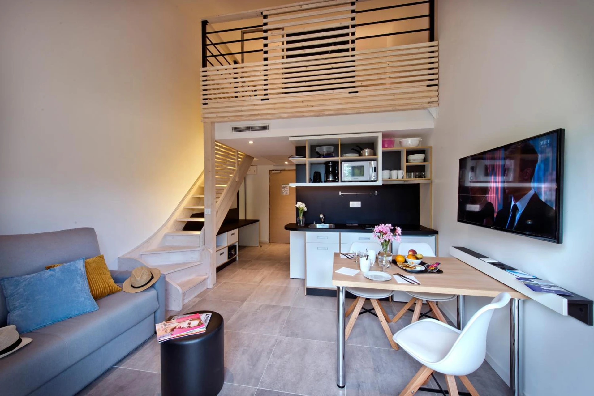 Chambre disponible pour un séminaire d'entreprise à Kyriad Résidence Cabriès - Plan de Campagne - Cabriès