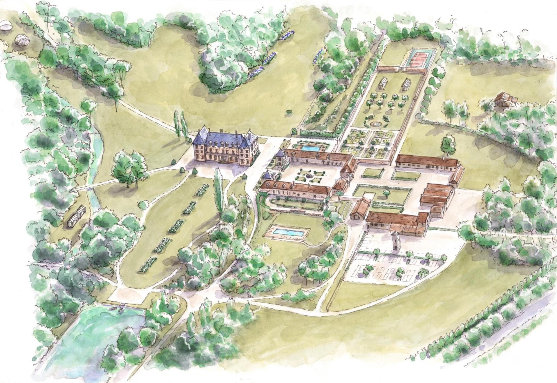 Chambre à La Borde en Sologne Château & Spa - Organiser un séminaire d'entreprise à Vernou-en-Sologne