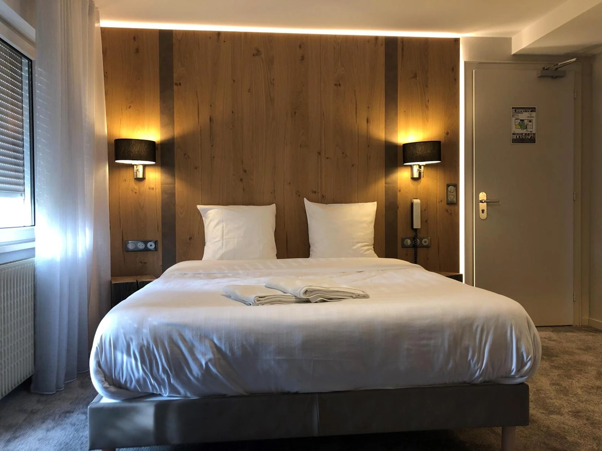 Chambre disponible pour un séminaire d'entreprise à Hôtel Restaurant La Couronne by K - Reipertswiller
