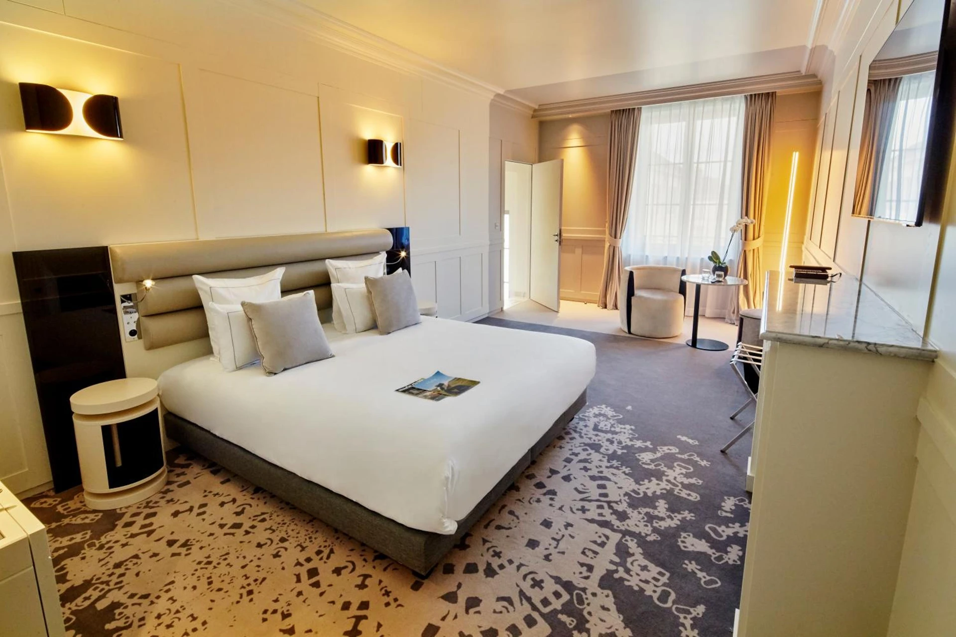 Chambre disponible pour un séminaire d'entreprise à La Licorne Hotel & Spa Troyes MGallery - Troyes