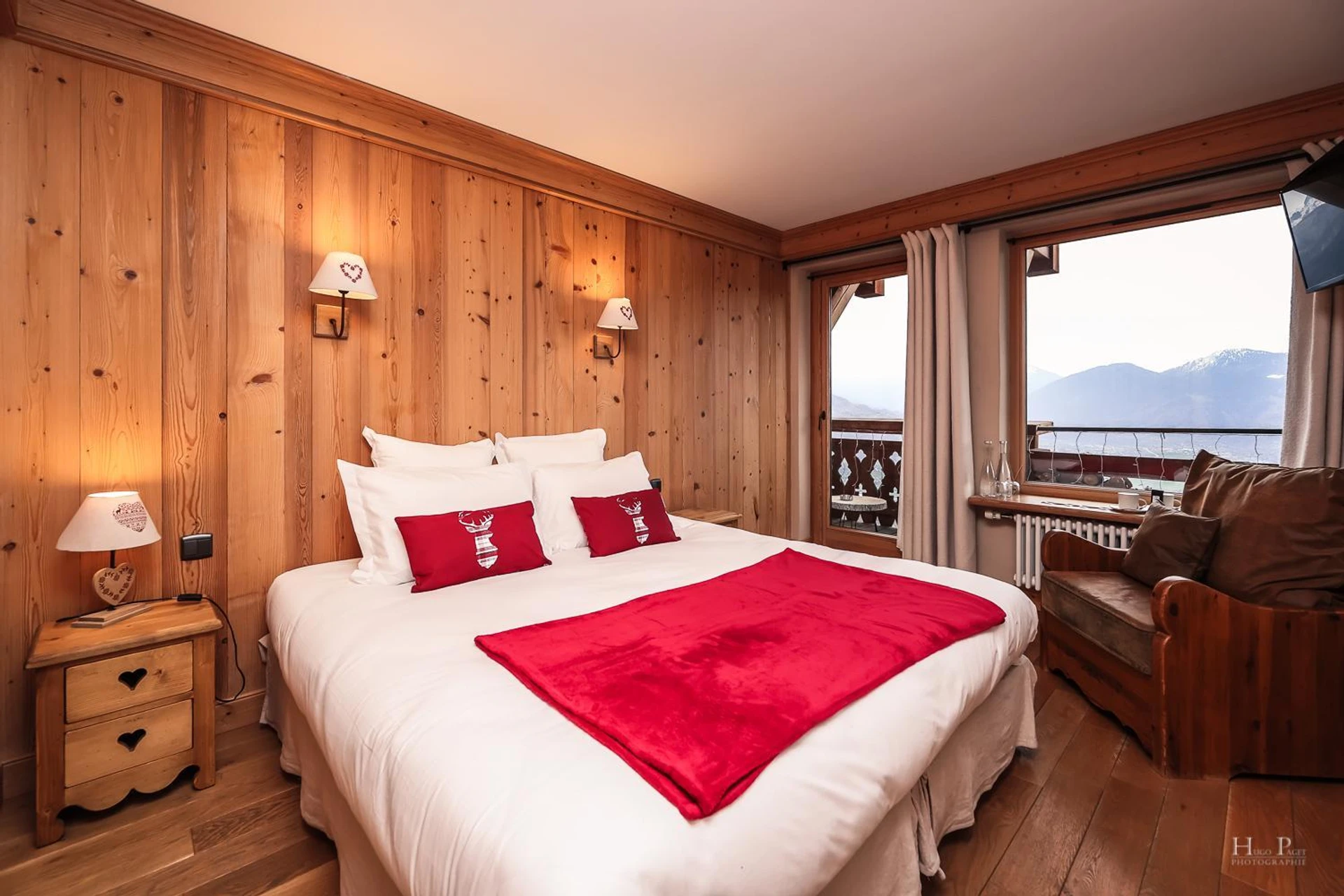 Magnifique chambre pour un séminaire d'entreprise à Le Chalet Hôtel Cordon Adults Only - Cordon