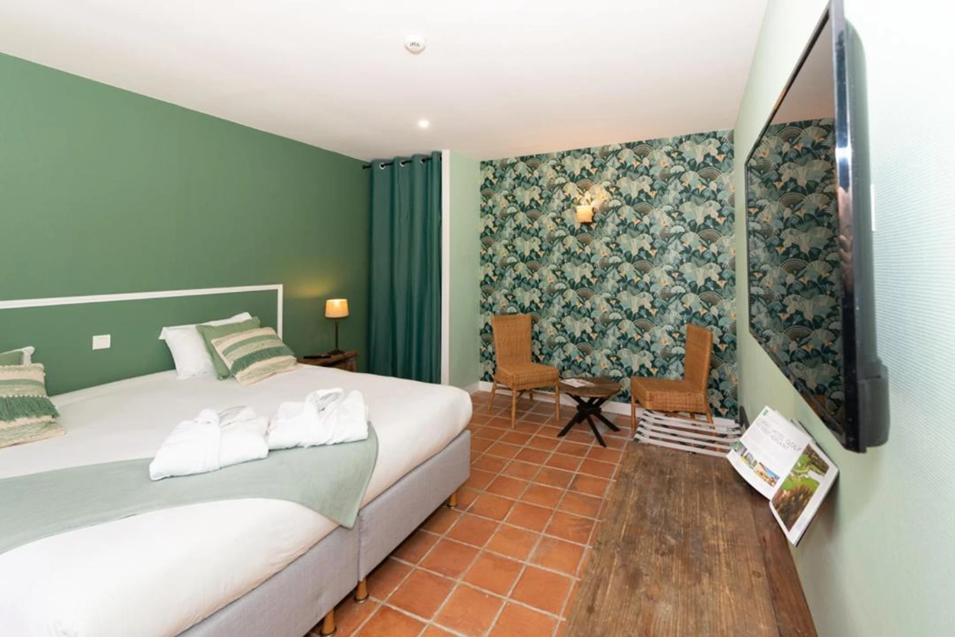 Chambre disponible pour un séminaire d'entreprise à Le Gingko - Hotel du Golf Parc Robert Hersant - La Chaussée-dʼIvry