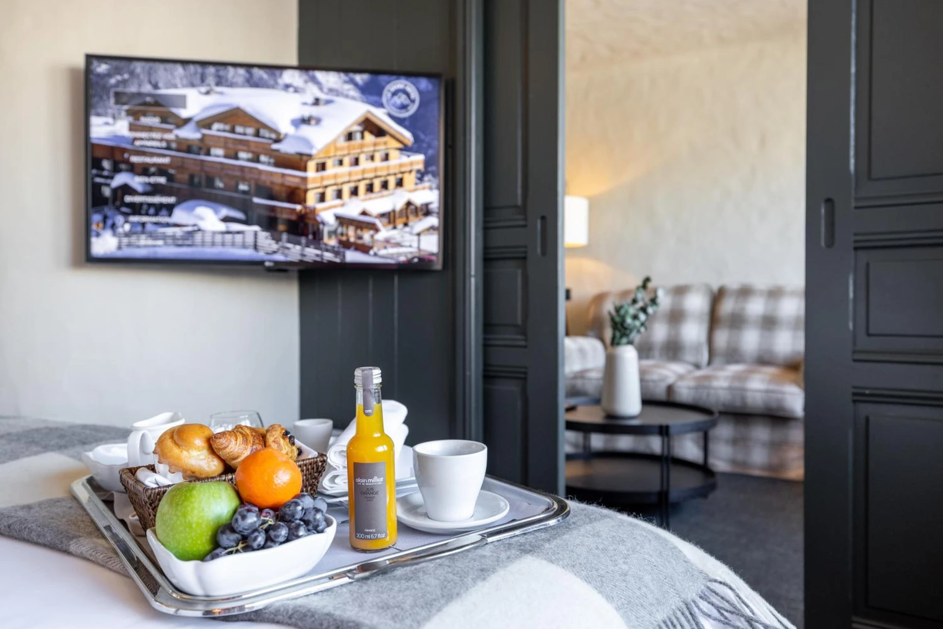 Chambre à Grand Hôtel Courchevel 1850 - Organiser un séminaire d'entreprise à Courchevel