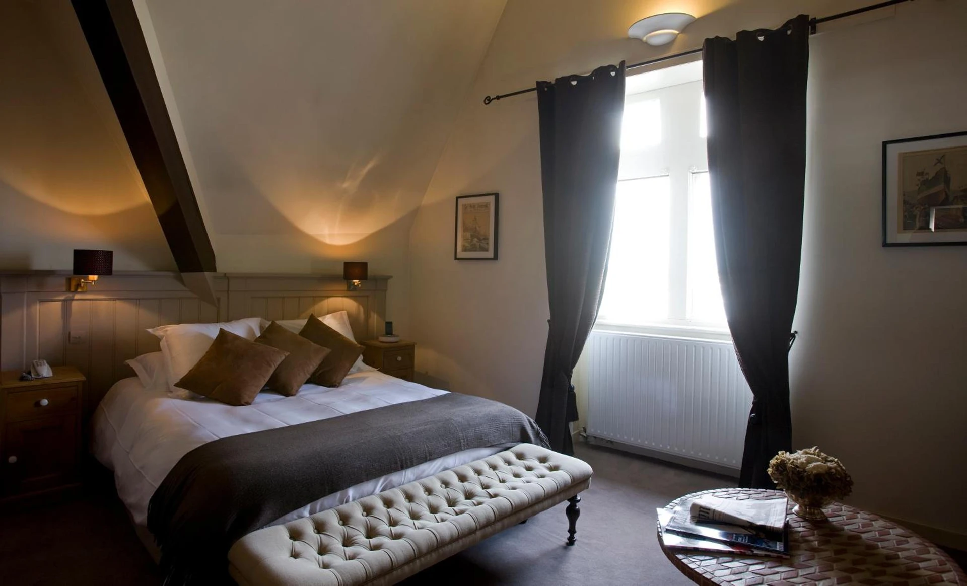 Chambre disponible pour un séminaire d'entreprise à Le Petit Hôtel des Hortensias - La Trinité-sur-Mer