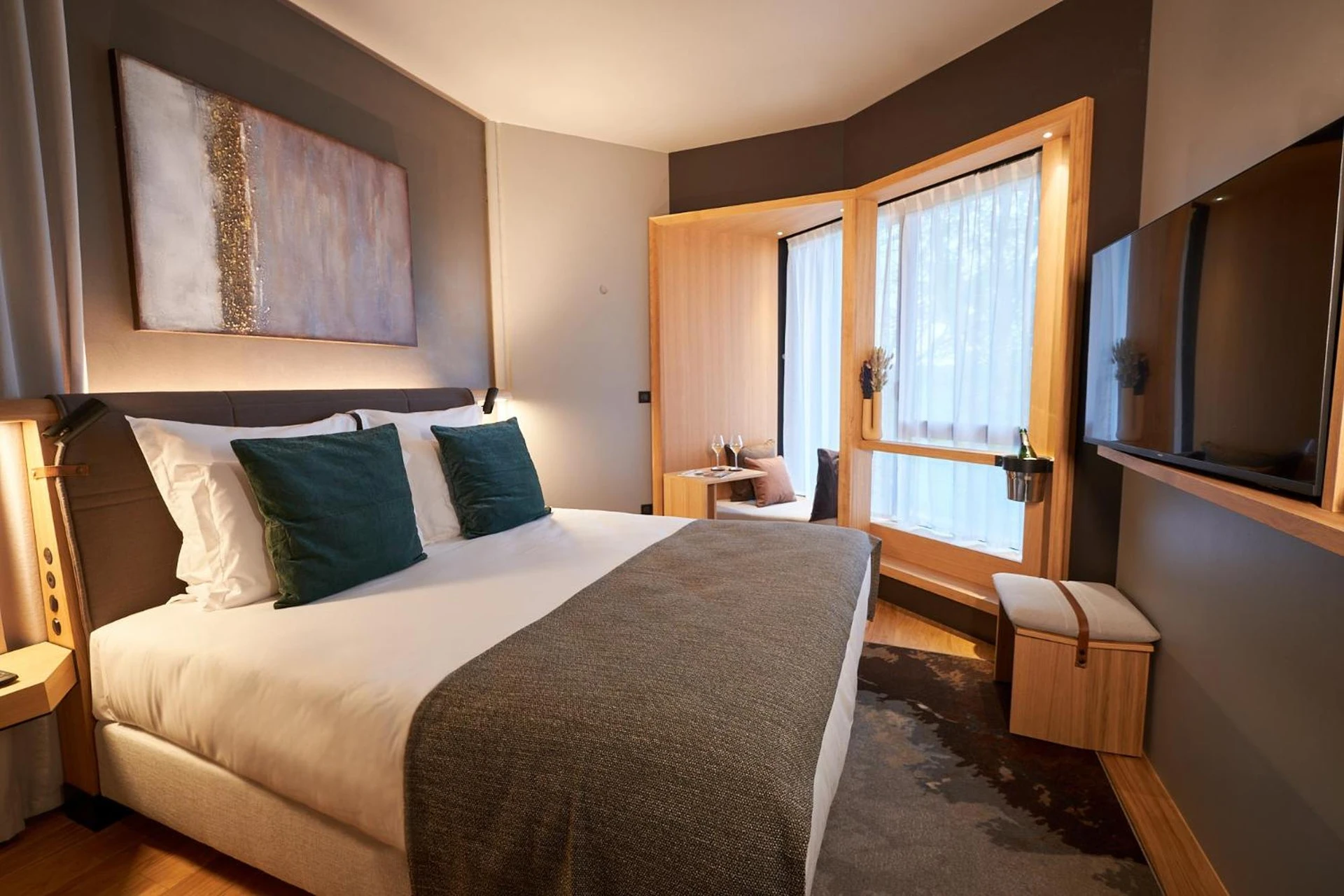 Chambre disponible pour un séminaire d'entreprise à LOISIUM Wine & Spa Hotel Champagne - Mutigny