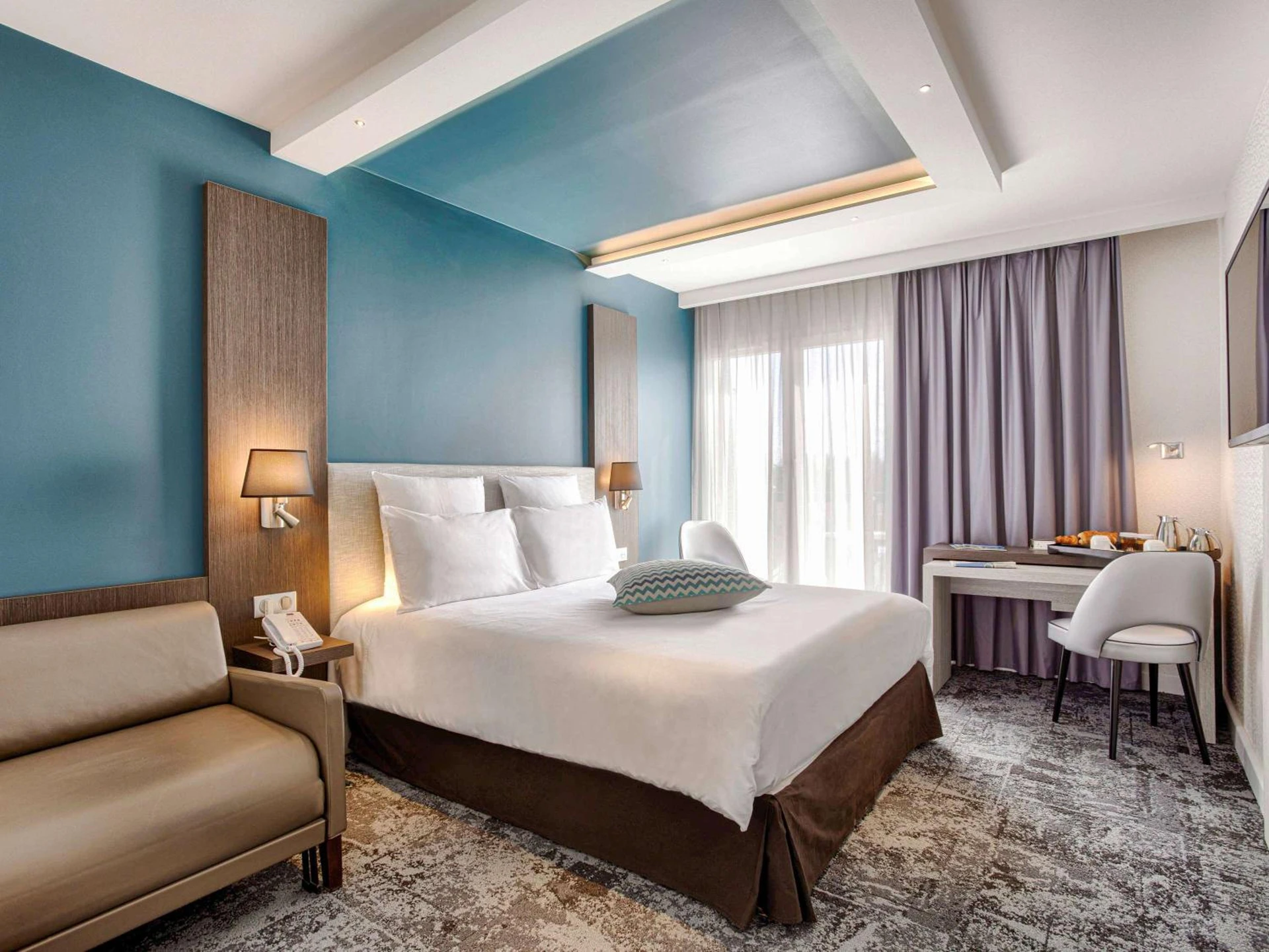 Chambre disponible pour un séminaire d'entreprise à Mercure Cabourg Hôtel & Spa - Cabourg