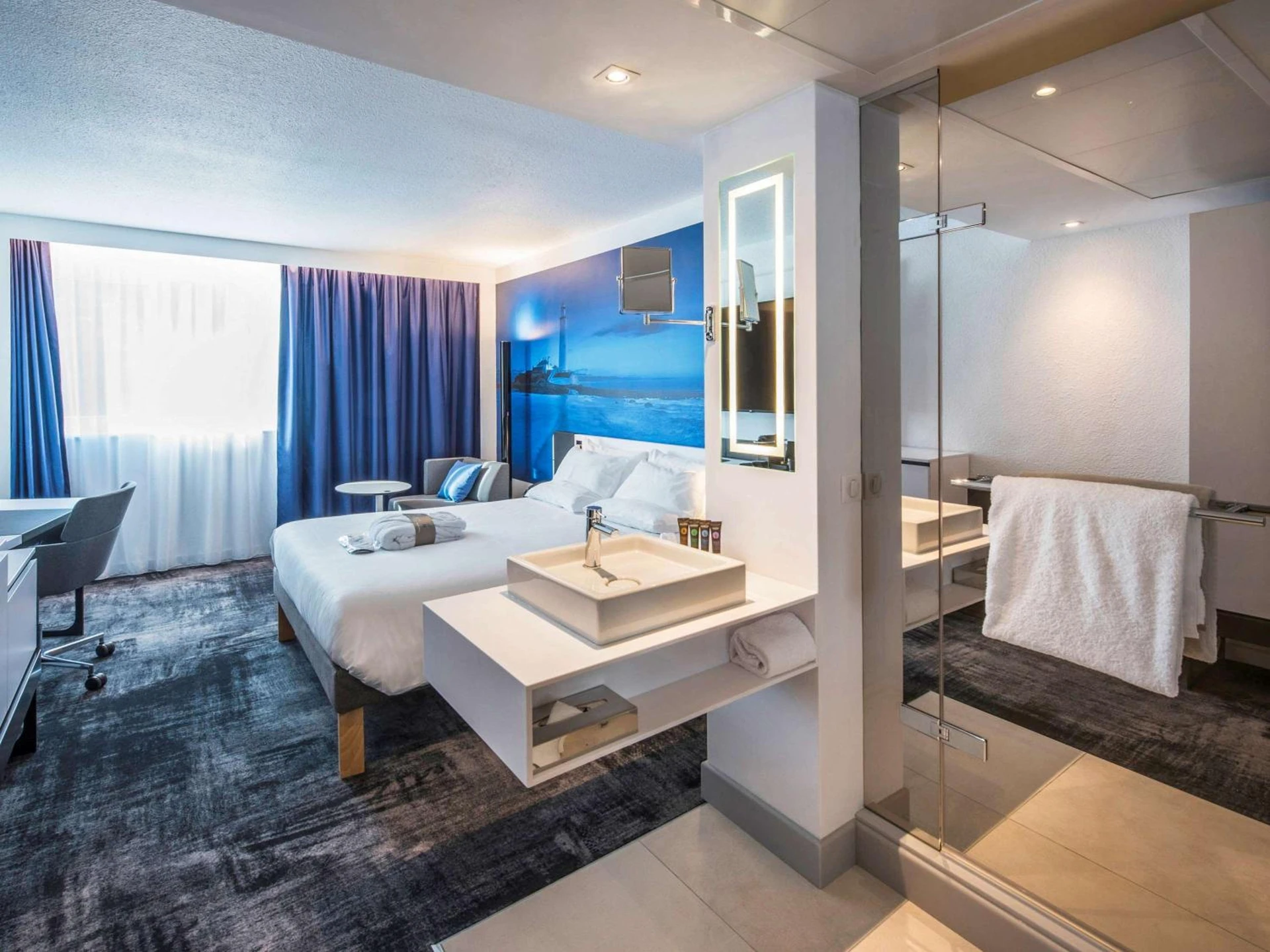 Magnifique chambre pour un séminaire d'entreprise à Novotel Rennes Alma - Rennes