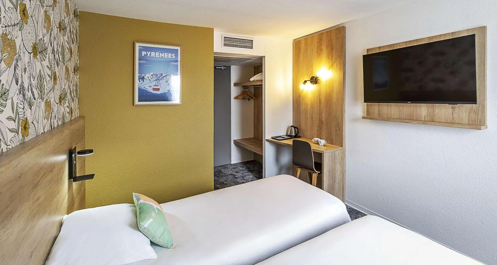 Chambre disponible pour un séminaire d'entreprise à Ostal Pau Universite - Sure Hotel Collection by Best Western - Pau