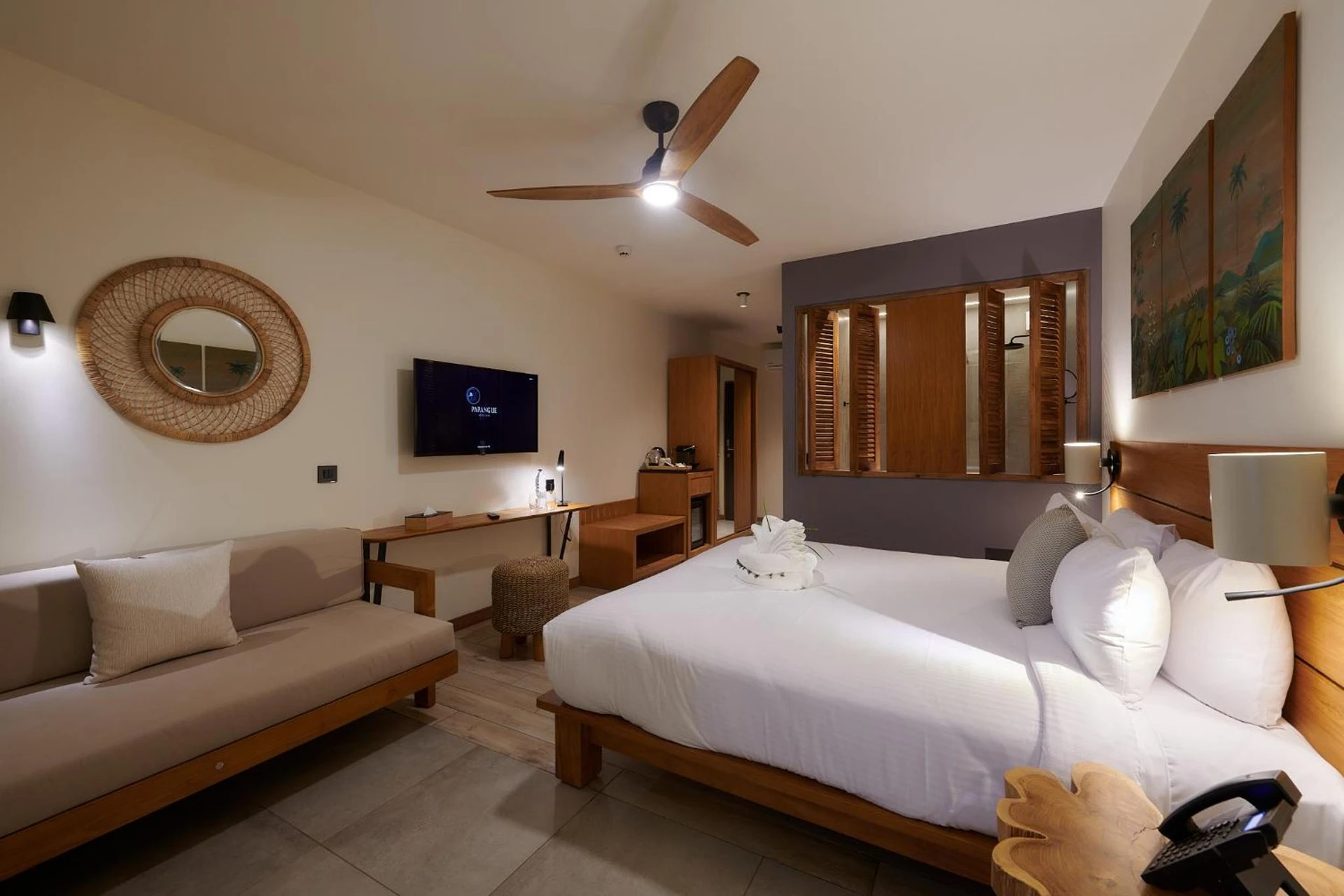 Chambre disponible pour un séminaire d'entreprise à Papangue Hôtel & Spa - L'Étang-Salé