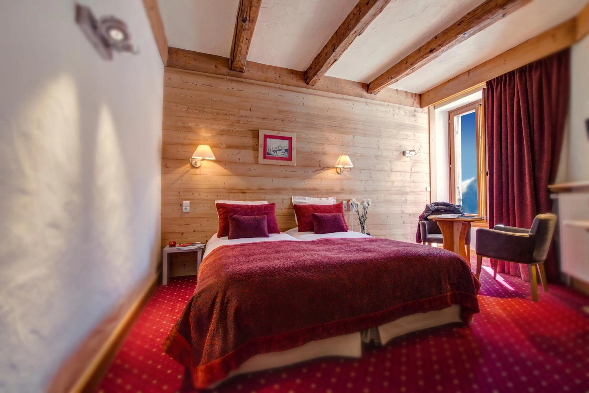 Chambre disponible pour un séminaire d'entreprise à Park Hotel Suisse & Spa - Chamonix-Mont-Blanc
