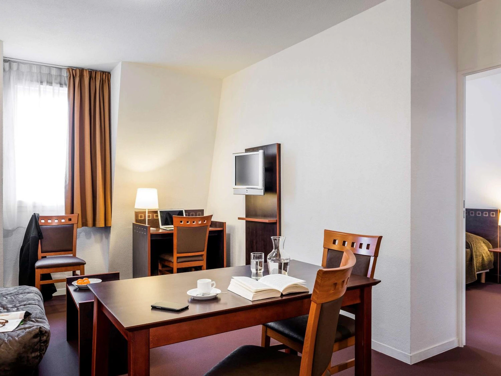 Chambre disponible pour un séminaire d'entreprise à Aparthotel Adagio Access Paris Porte De Charenton - Charenton-le-Pont