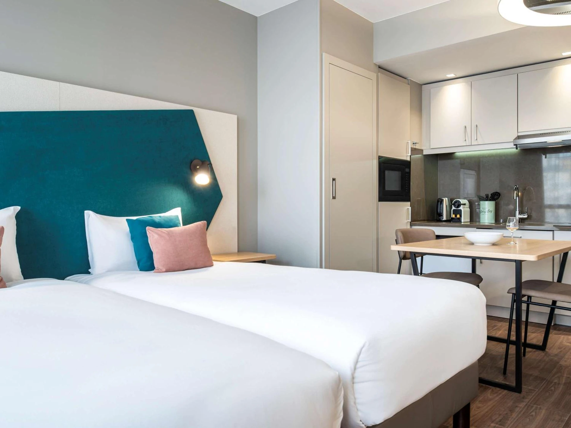 Chambre à Aparthotel Adagio Paris Suresnes Longchamp - Organiser un séminaire d'entreprise à Suresnes