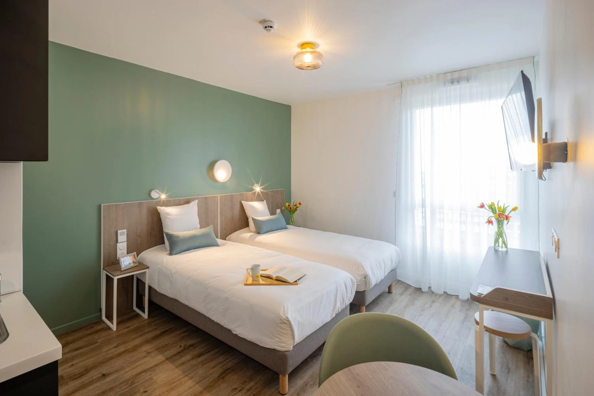 Chambre disponible pour un séminaire d'entreprise à All Suites Appart Hotel Le Havre - Le Havre