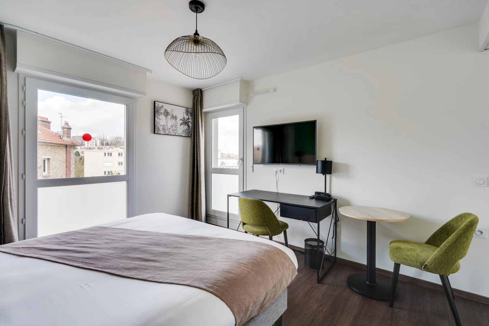 Chambre disponible pour un séminaire d'entreprise à All Suites Appart Hôtel Massy Palaiseau - Palaiseau