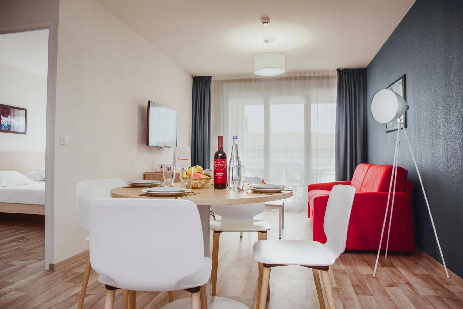 Chambre disponible pour un séminaire d'entreprise à Résidence Bella Vista by Azureva - Roquebrune-Cap-Martin