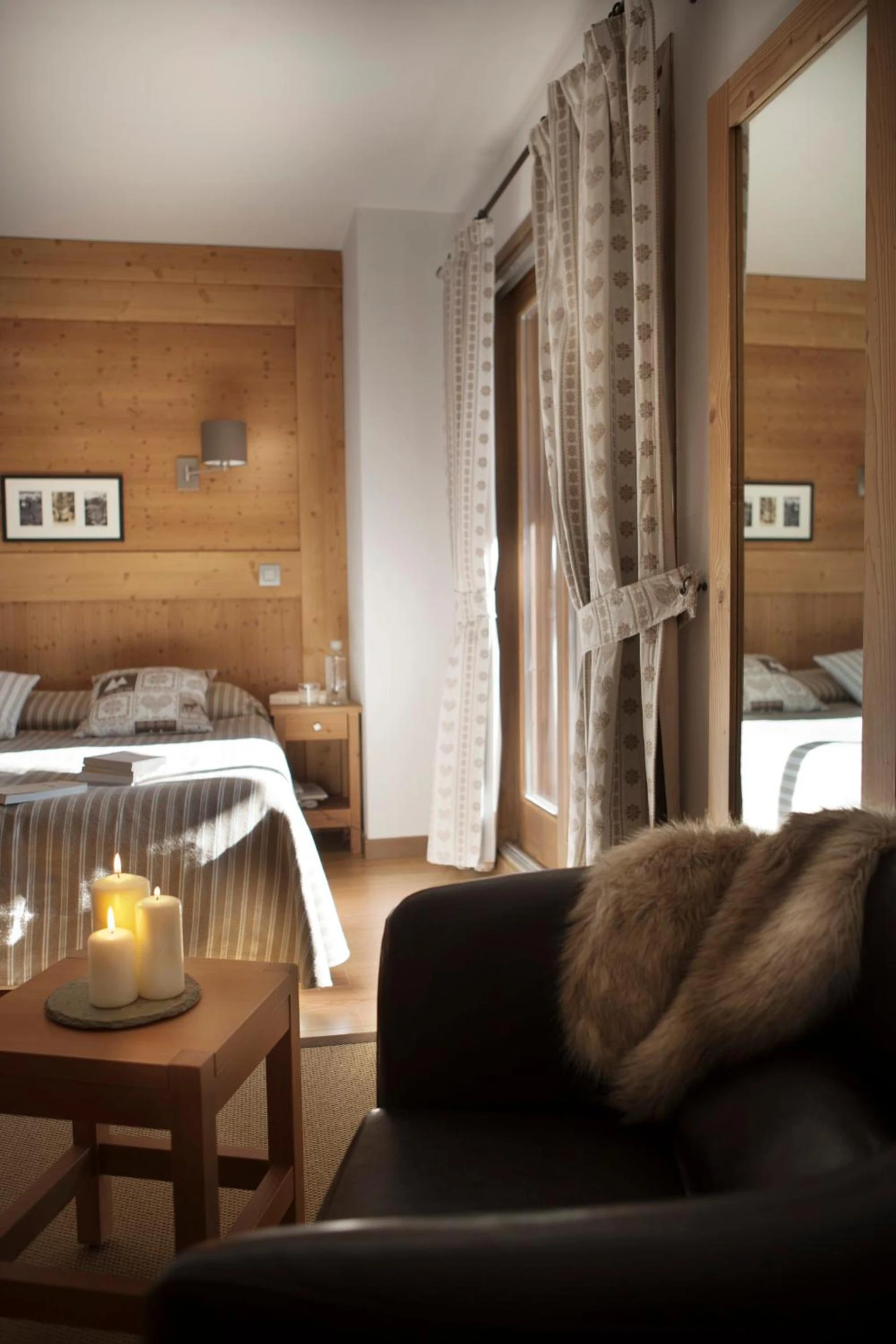 Chambre disponible pour un séminaire d'entreprise à CGH Résidences & Spas Le Ruitor - Sainte-Foy-Tarentaise