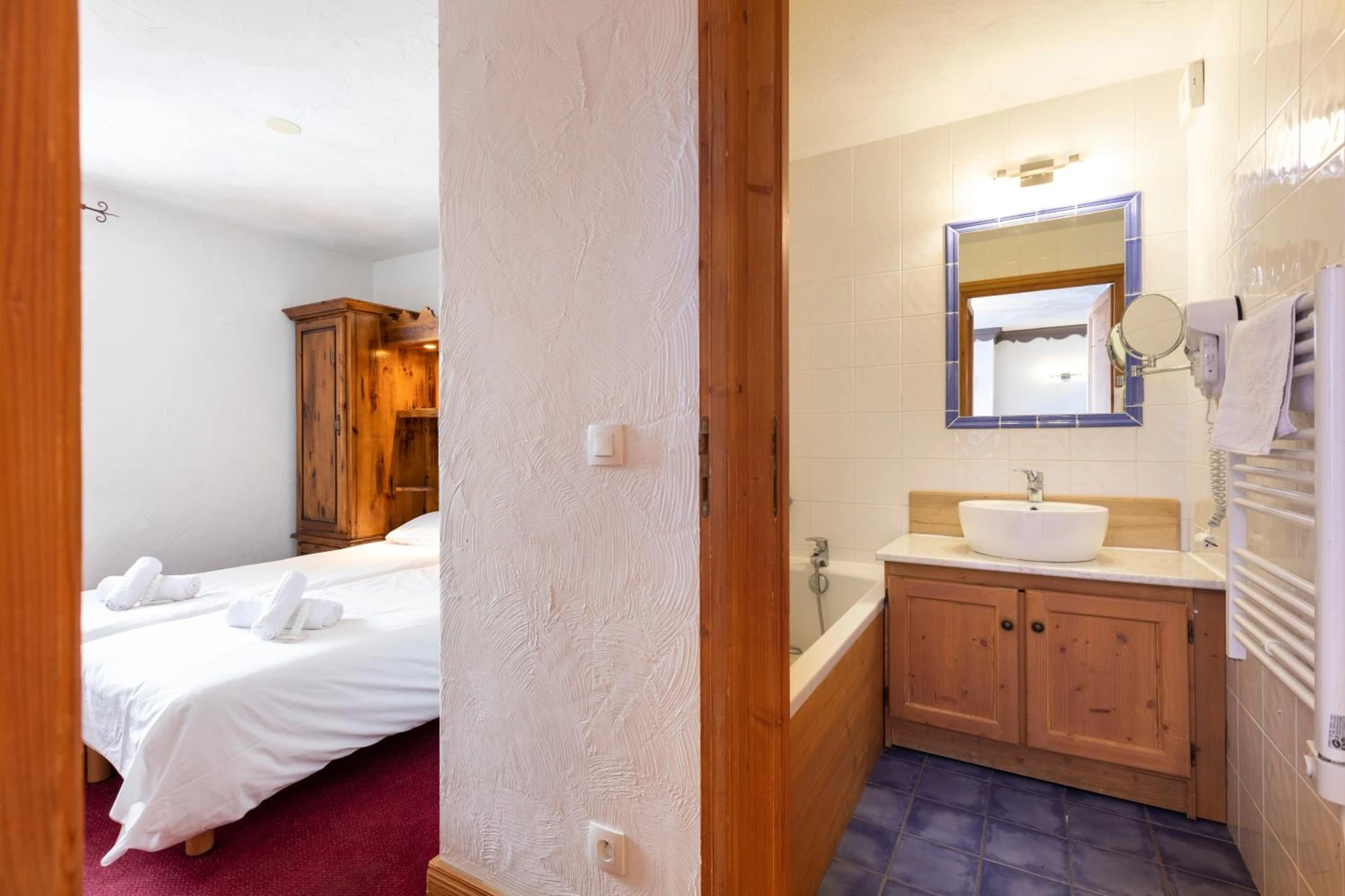 Magnifique chambre pour un séminaire d'entreprise à Chalet des Neiges Plein Sud - Val Thorens