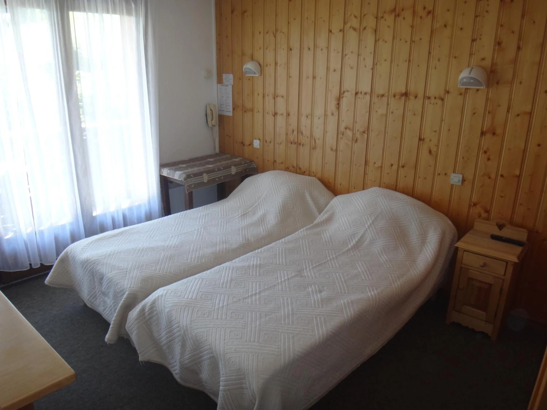 Chambre disponible pour un séminaire d'entreprise à Chalet Gabriel - Saint-Gervais-les-Bains