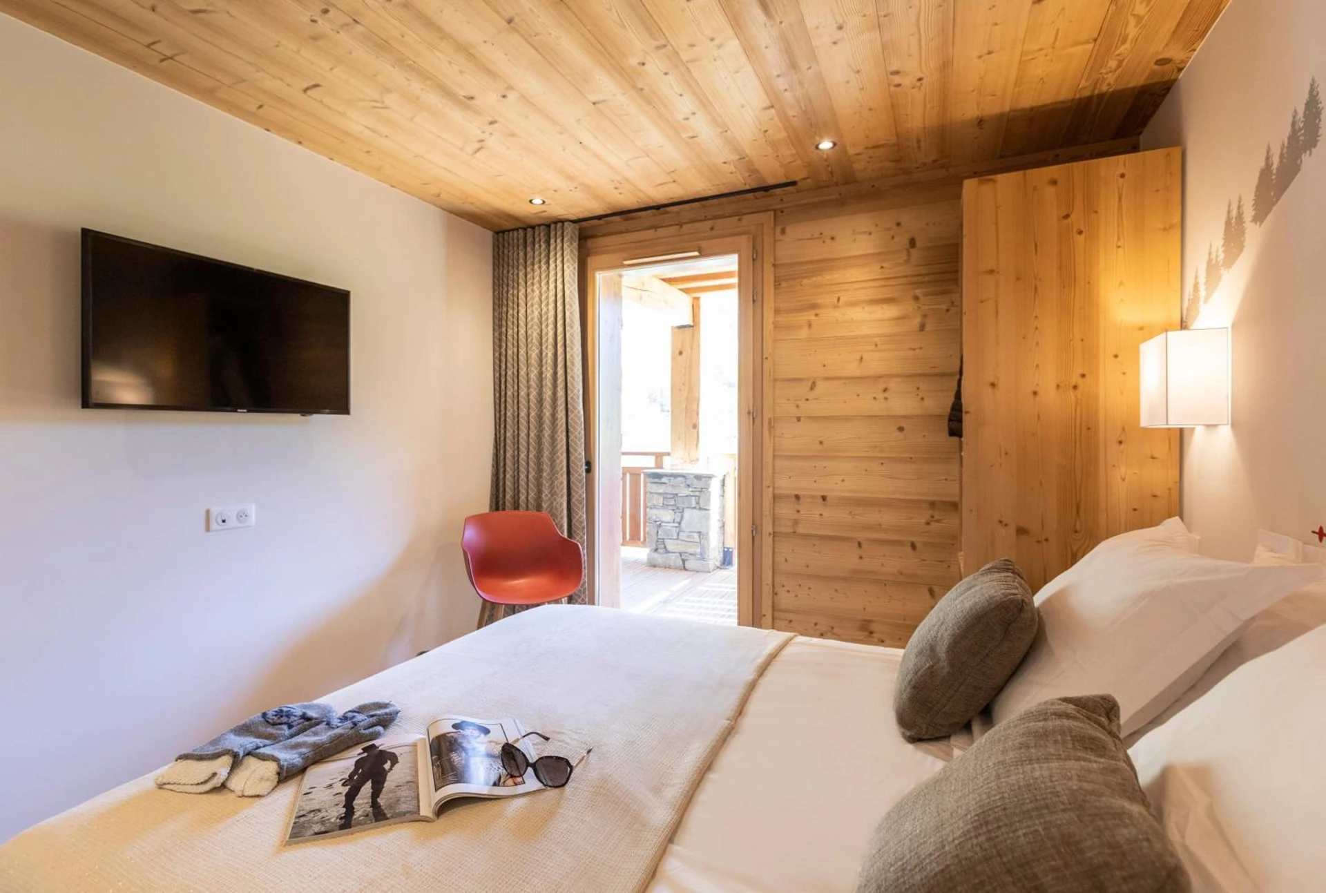 Chambre disponible pour un séminaire d'entreprise à Chalet Hôtelier LES EQUINOXES - VAL D'ISERE - La Daille