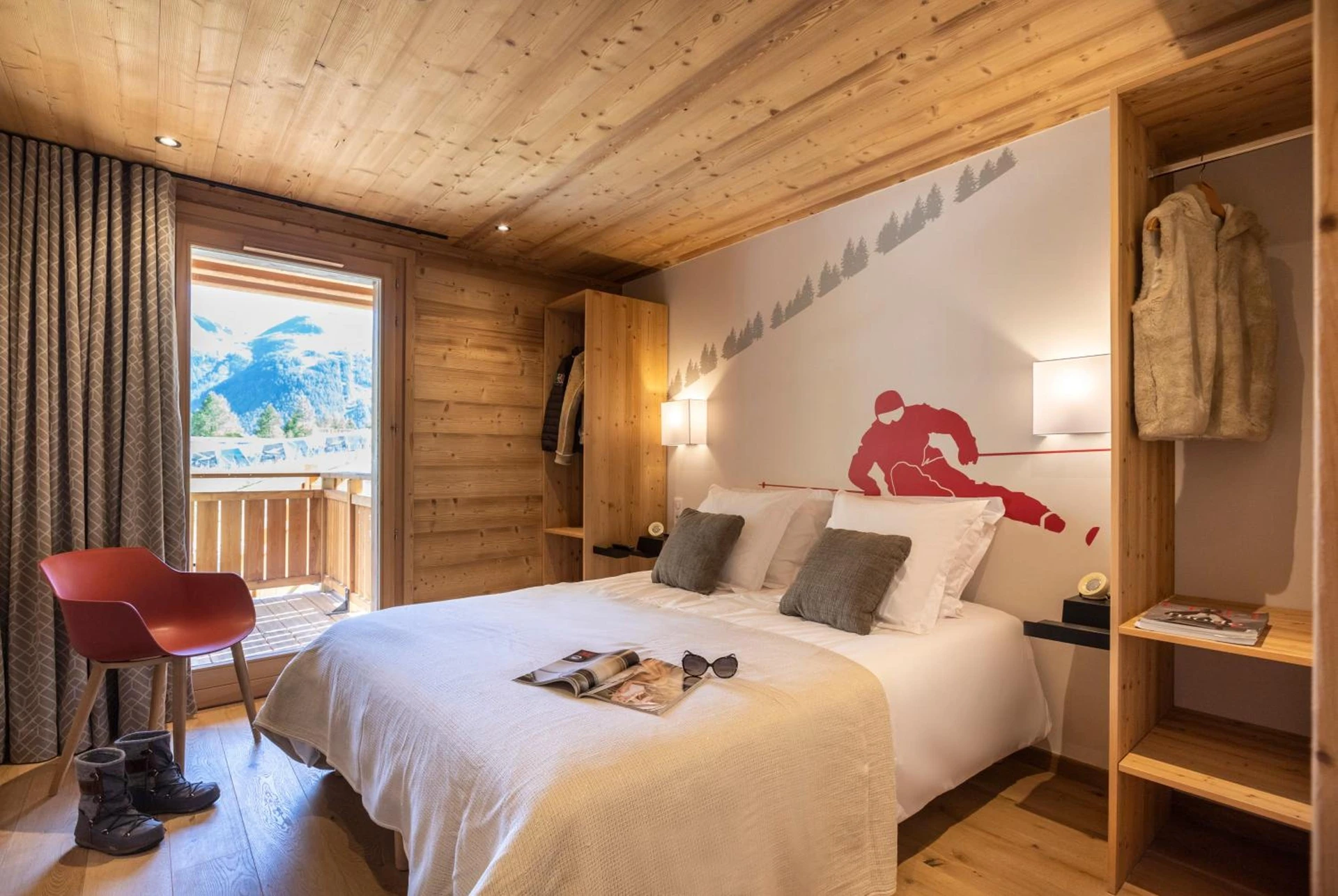 Chambre disponible pour un séminaire d'entreprise à Chalet Hôtelier LES EQUINOXES - VAL D'ISERE - La Daille
