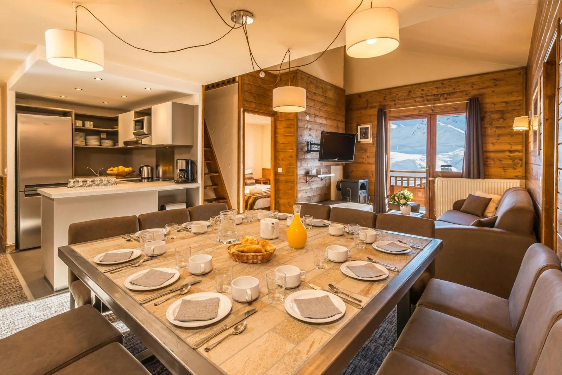 Chambre disponible pour un séminaire d'entreprise à Chalet Val 2400 - Val Thorens
