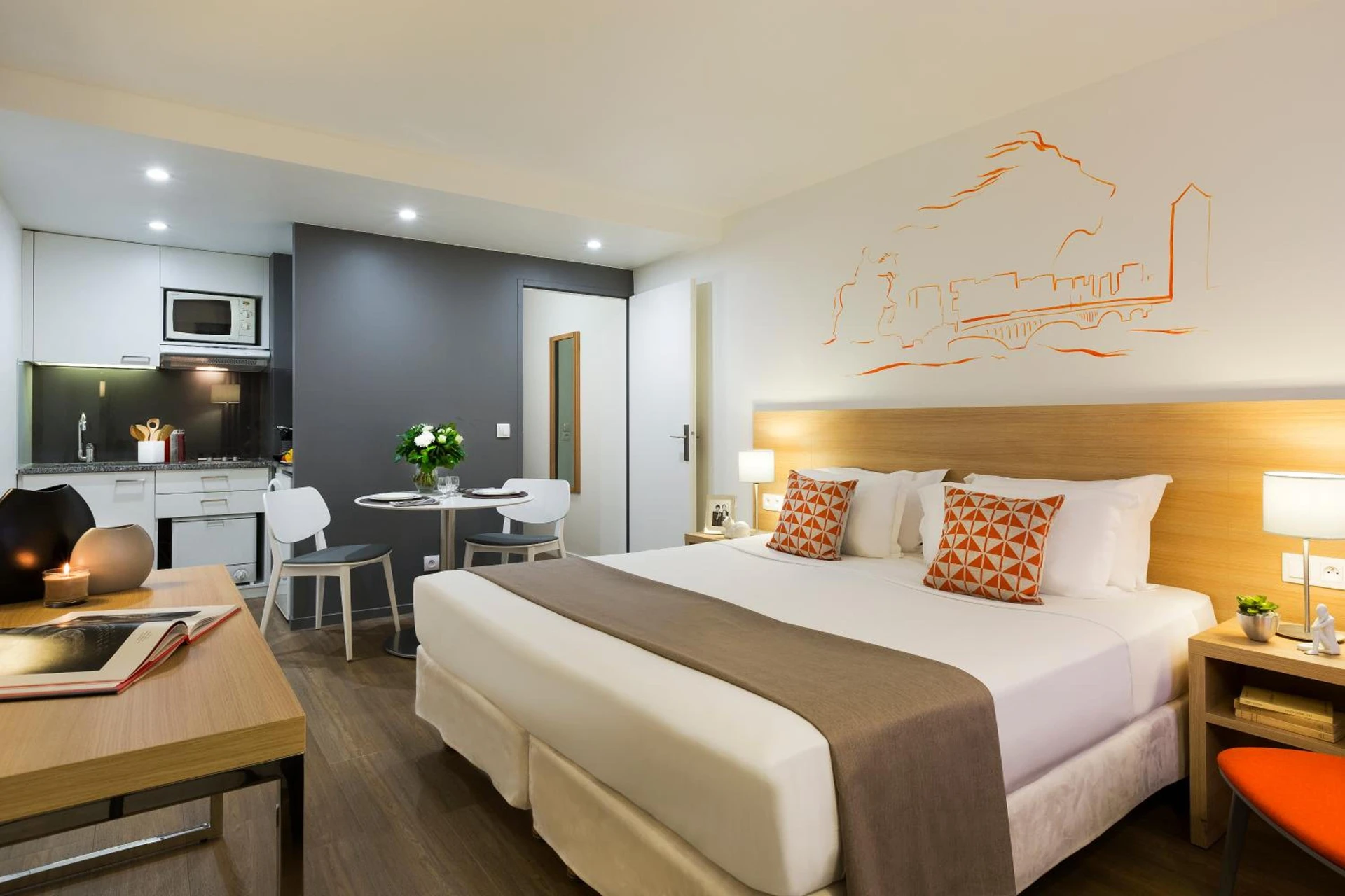 Chambre disponible pour un séminaire d'entreprise à Citadines Presqu'île Lyon - Lyon