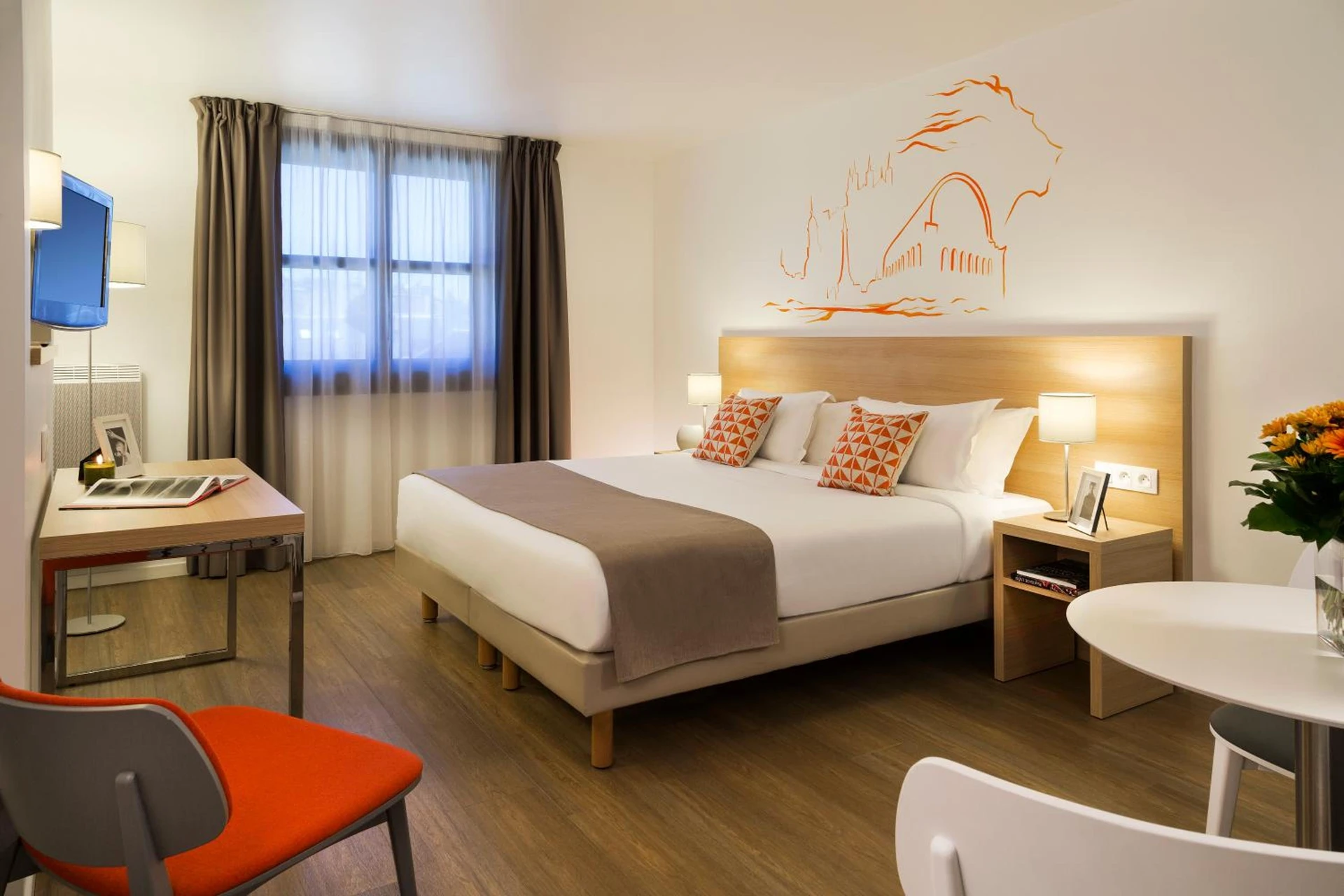 Magnifique chambre pour un séminaire d'entreprise à Citadines Presqu'île Lyon - Lyon