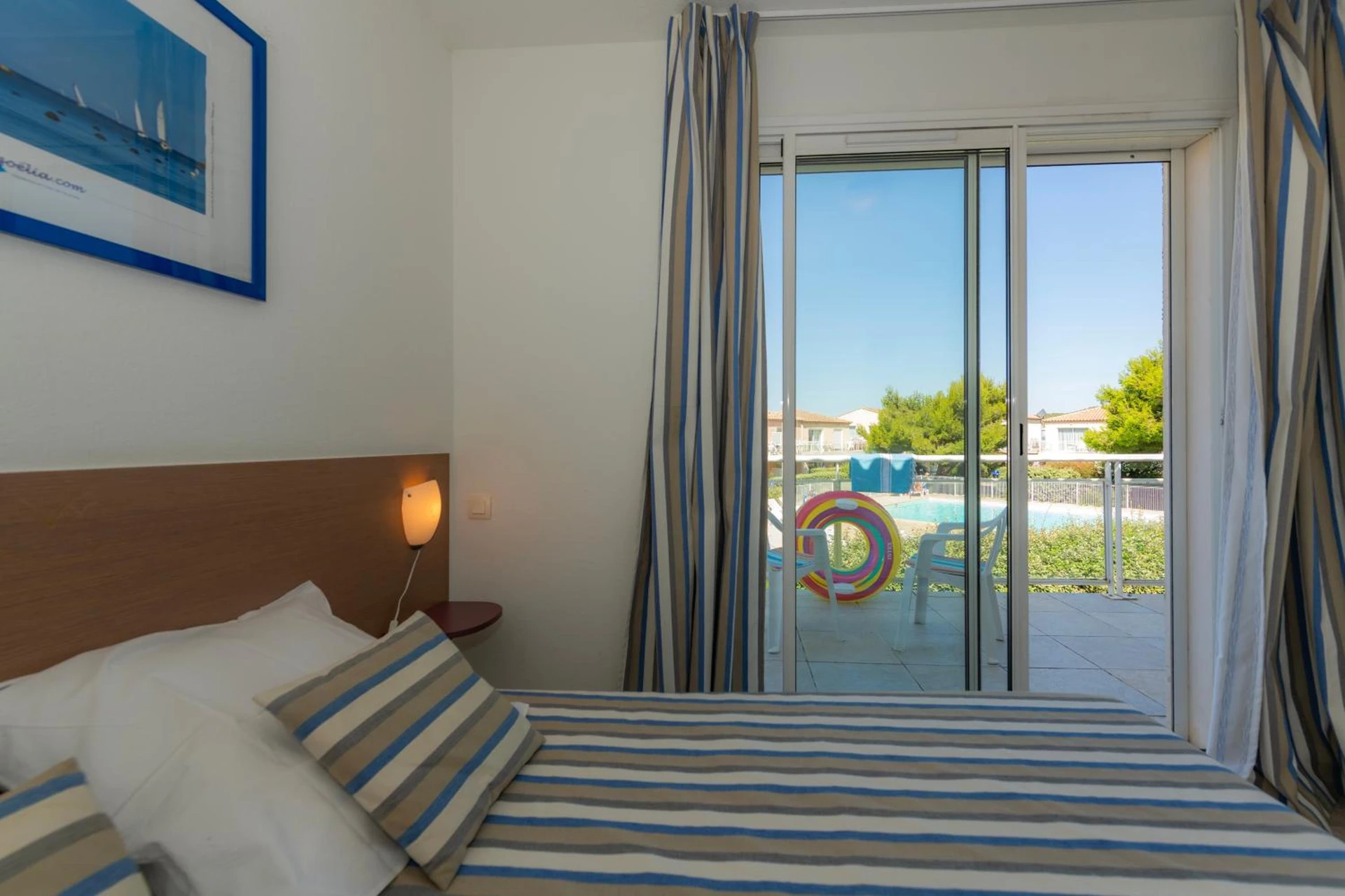 Chambre disponible pour un séminaire d'entreprise à Résidence Goélia Les Jardins De Phoebus - Gruissan
