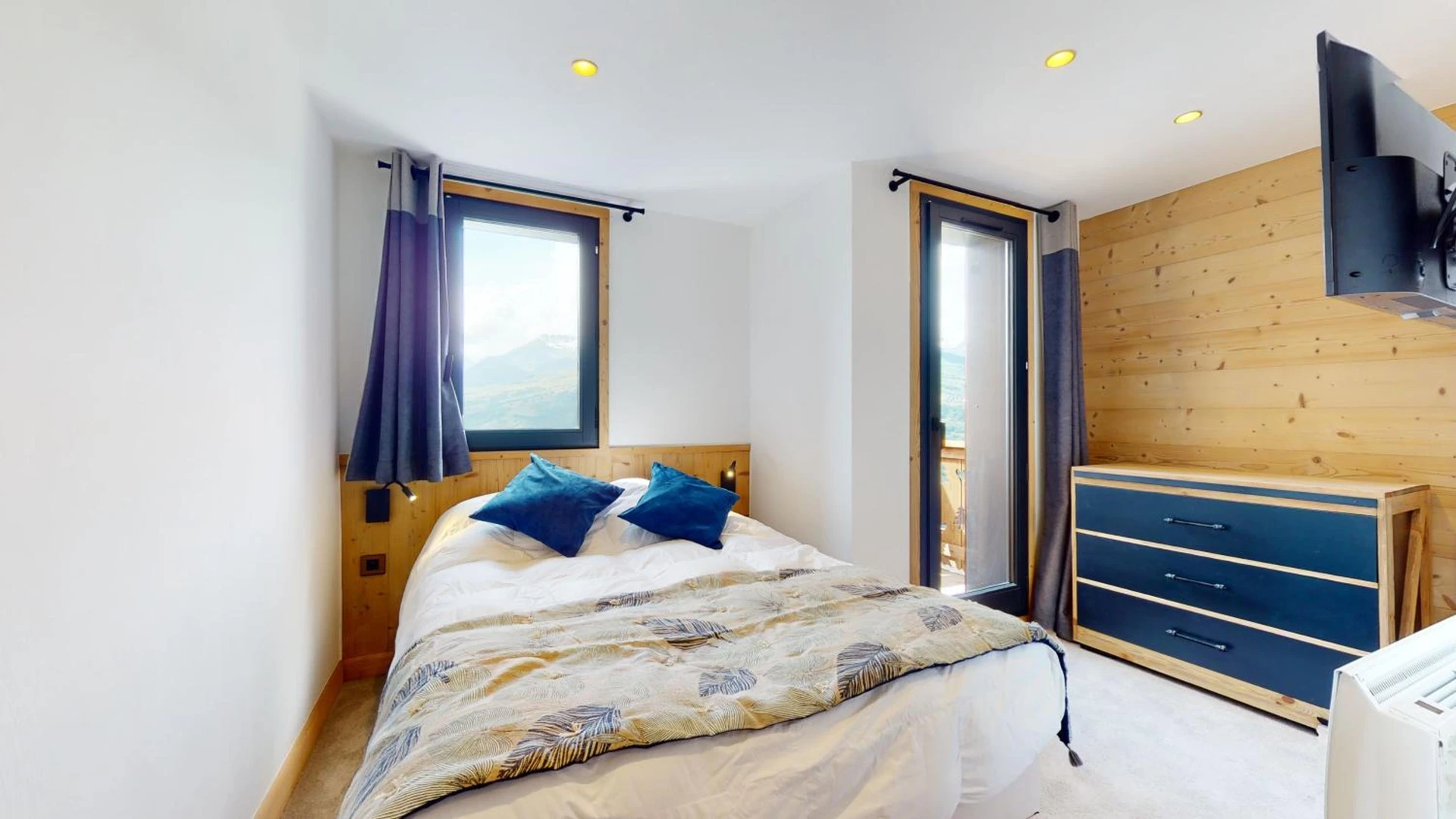 Chambre disponible pour un séminaire d'entreprise à Résidence Hôtelière Bellecôte 4 étoiles - La Plagne Tarentaise