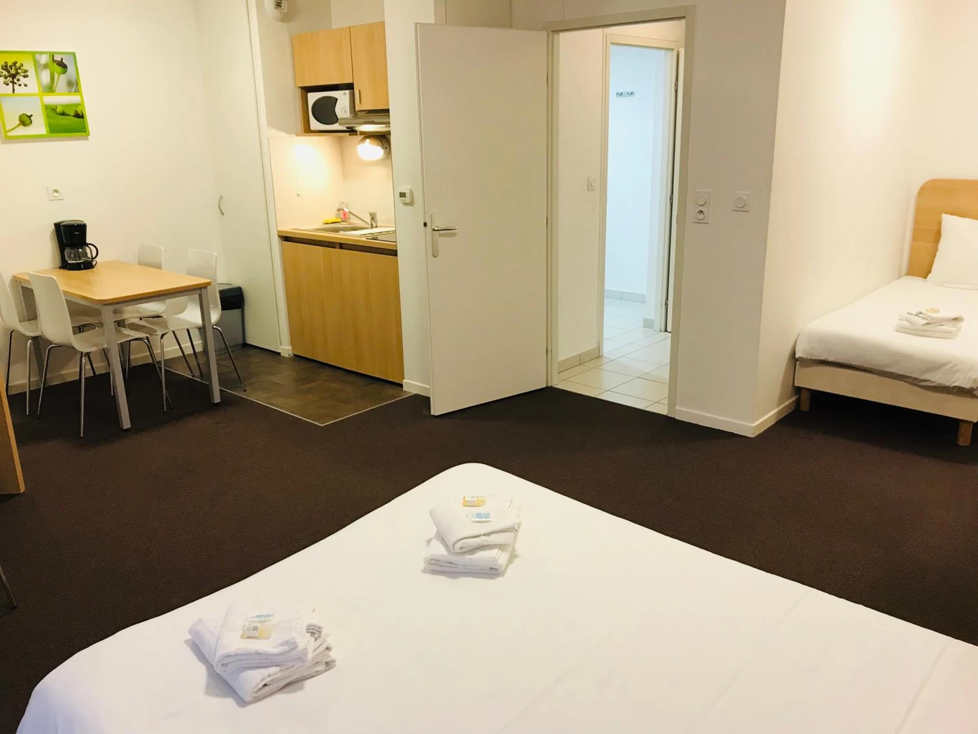 Chambre disponible pour un séminaire d'entreprise à The Originals Residence, Kosy Appart'hotels Troyes City & Park - Troyes