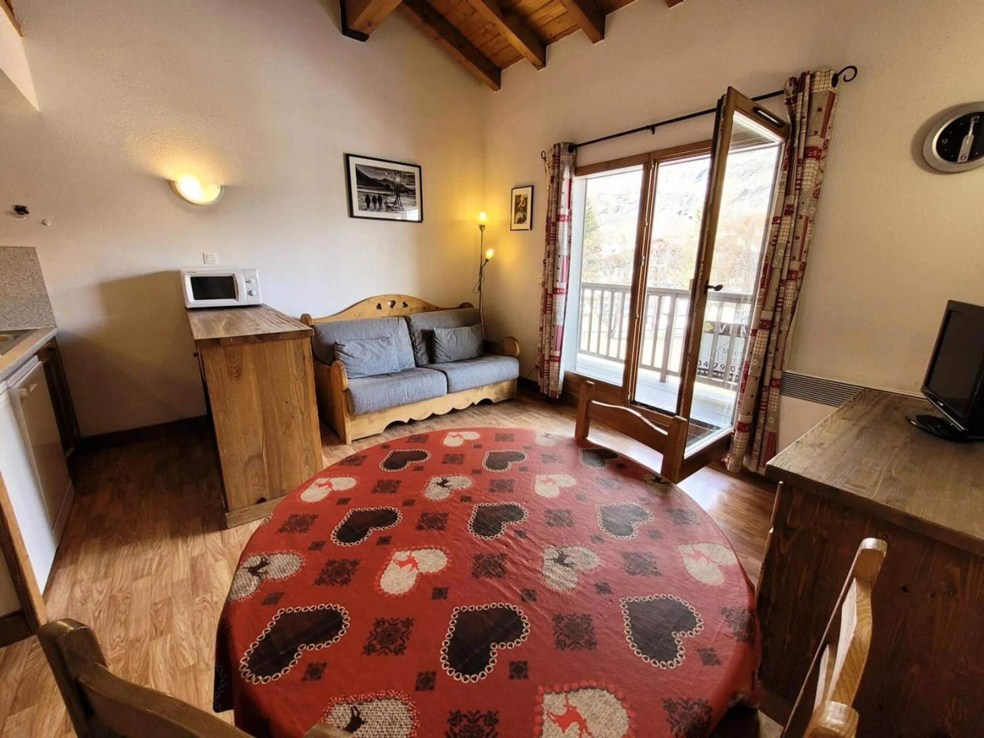 Chambre à Résidence Le Clos Vanoise - Studio mezzanine chalereux MAE-4571 - Organiser un séminaire d'entreprise à Bessans