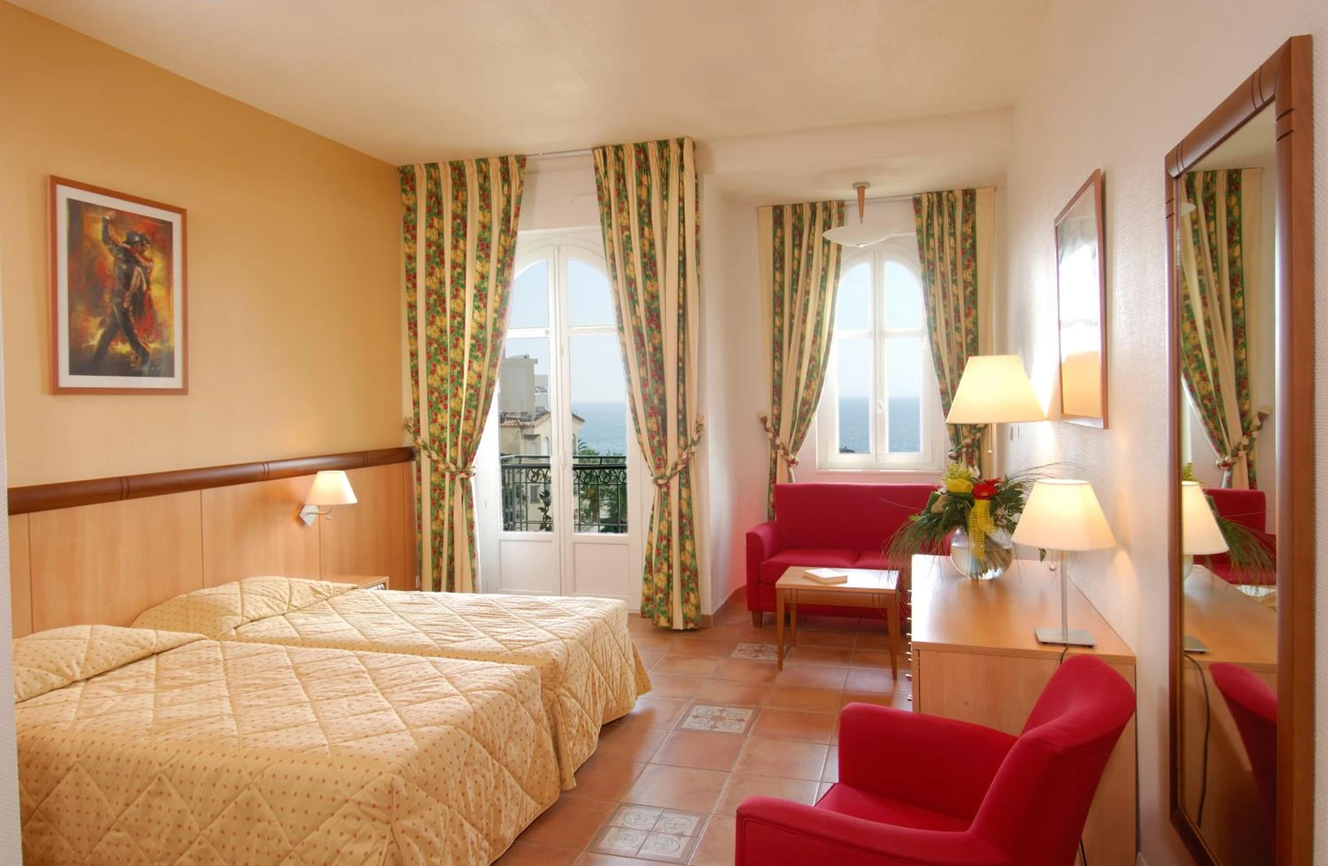 Chambre disponible pour un séminaire d'entreprise à Residence Vacances Bleues le Mediterranée - Saint-Raphaël