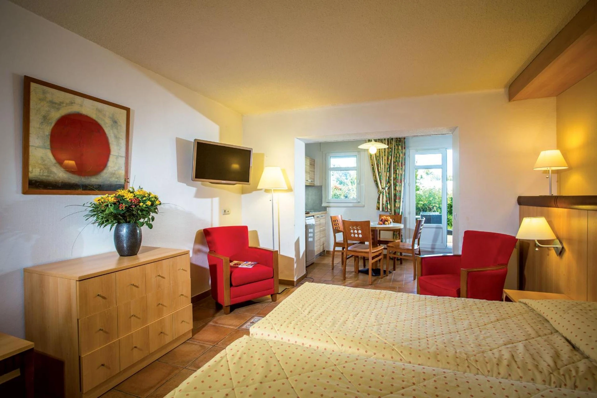 Chambre disponible pour un séminaire d'entreprise à Residence Vacances Bleues le Mediterranée - Saint-Raphaël