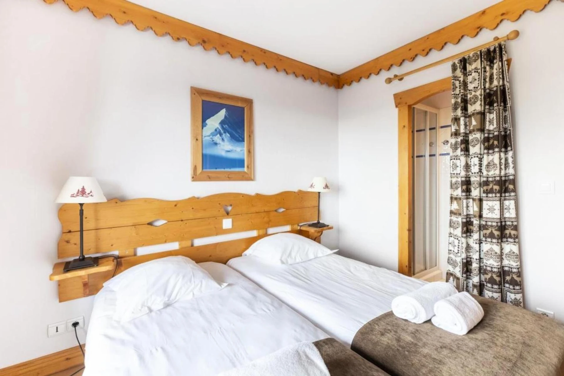 Chambre disponible pour un séminaire d'entreprise à Résidence Le Roselend - maeva Home - Appartement 4 Pièces 8 Personnes - Sélection MAE-1642 - Bourg-Saint-Maurice